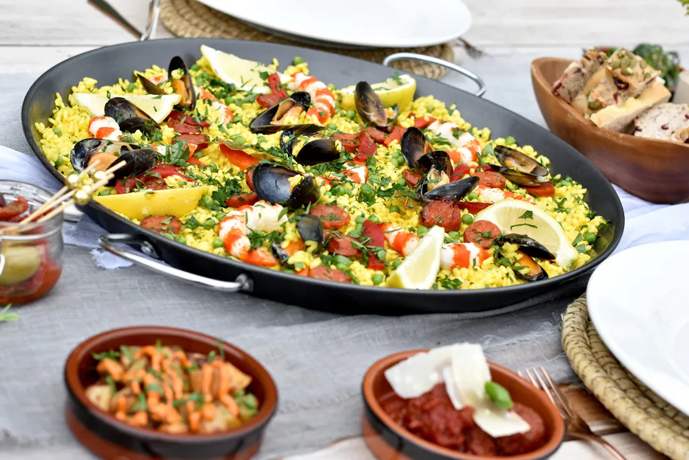 Paella street food